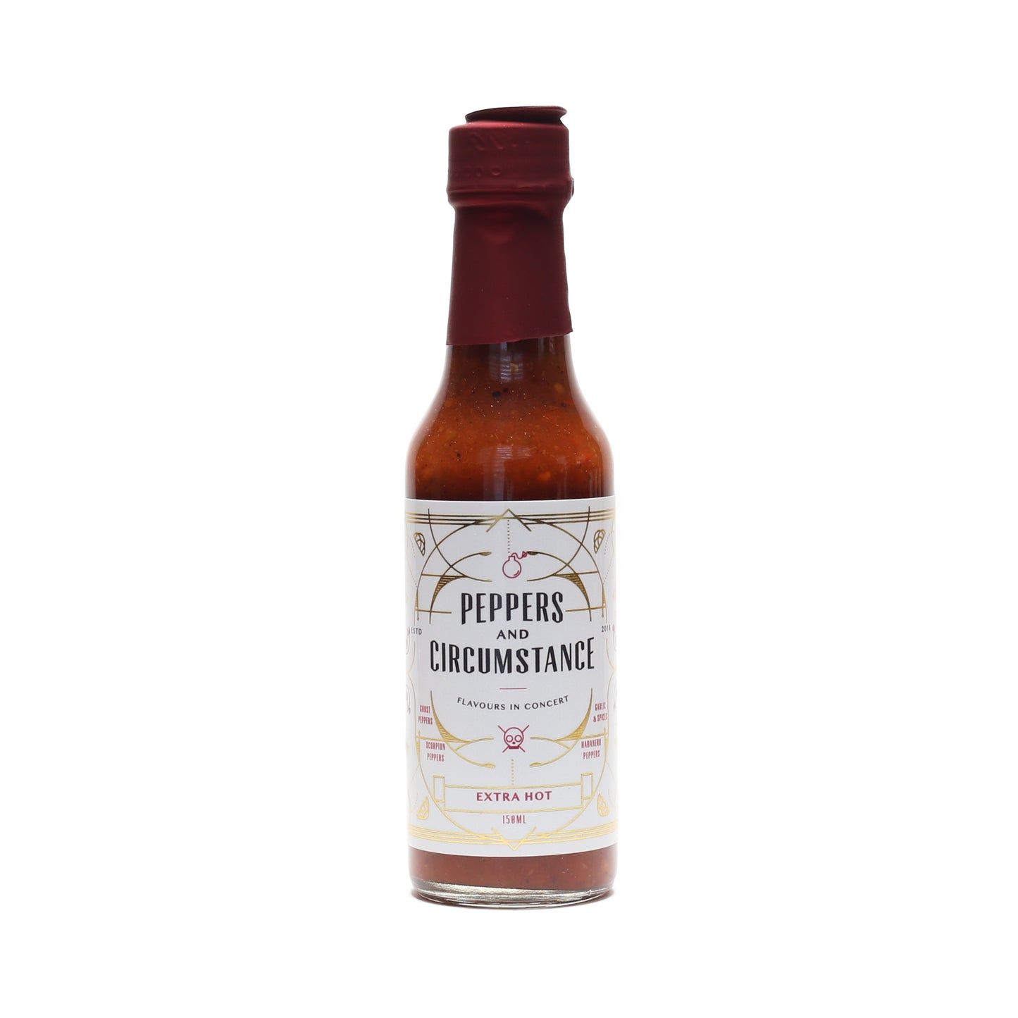 Peppers and Circumstance Extra Hot Sauce
