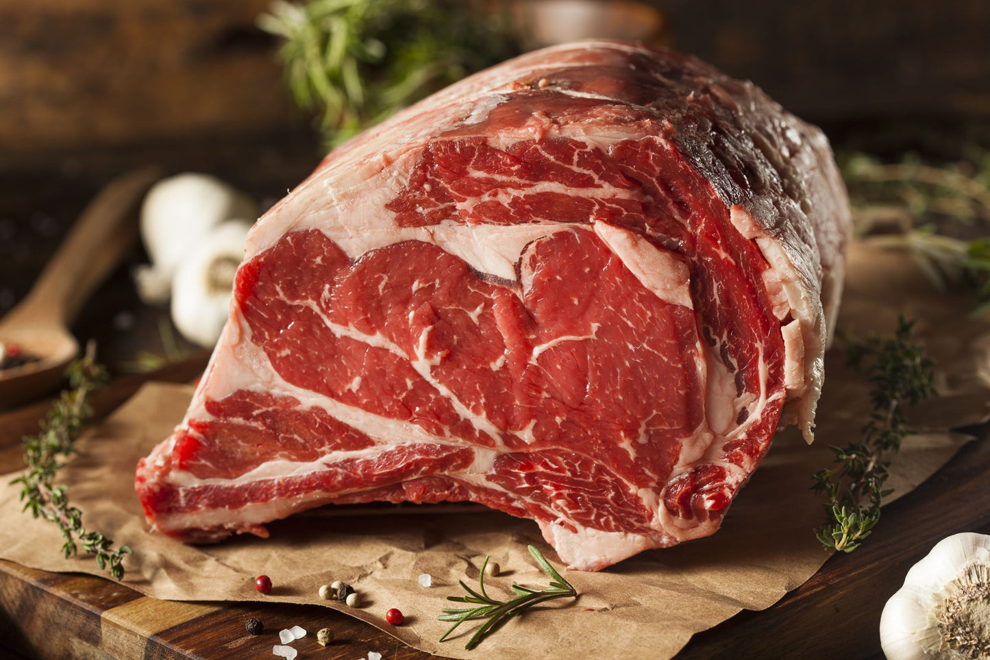 Prime Rib Roast 4 Bone - 100% Grass Fed, Grass Finished, Pasture Raised