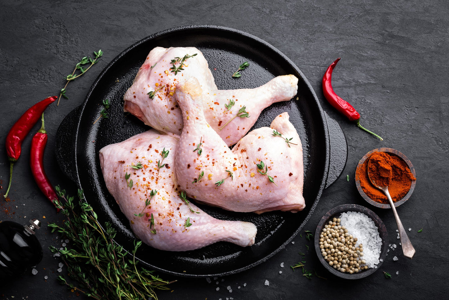 Chicken Quarter Back Attached